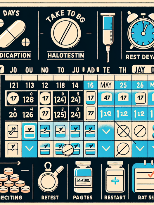 Richtige Pausen nach einer Kur mit Halotestin