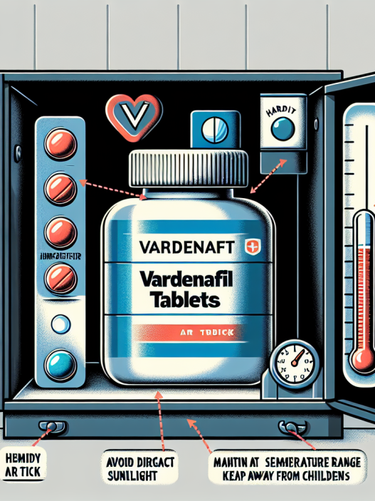 Wie man Vardenafil Tabletten richtig lagert: Tipps und Tricks