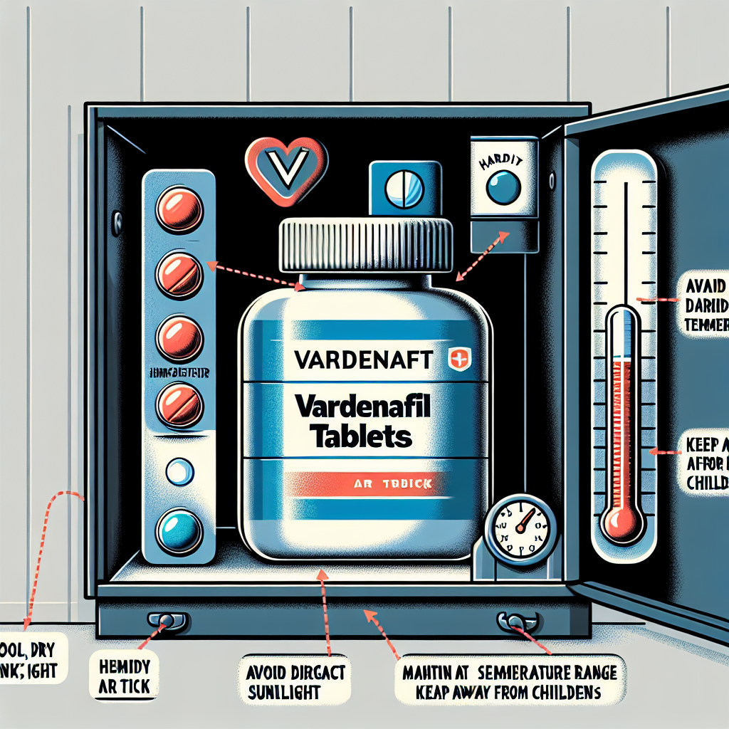Wie man Vardenafil Tabletten richtig lagert: Tipps und Tricks