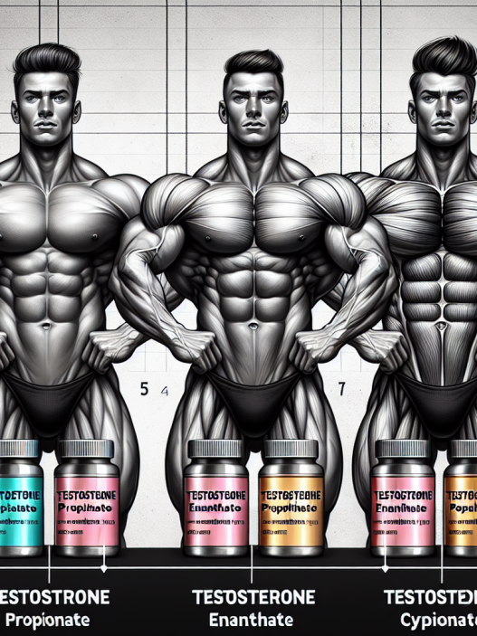 Testosteron-Ester im Vergleich: Testosteron propionat vs. Enantat und Cypionat im Bodybuilding