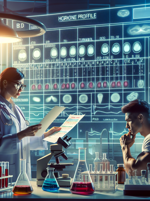 Hormonprofil analysieren vor Beginn einer Turinabol-Einnahme im Steroidzyklus
