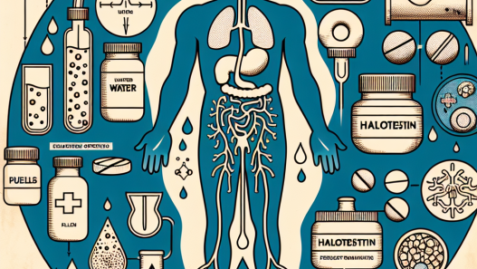 Kombination mit Diuretika: Wasserausscheidung neben Halotestin