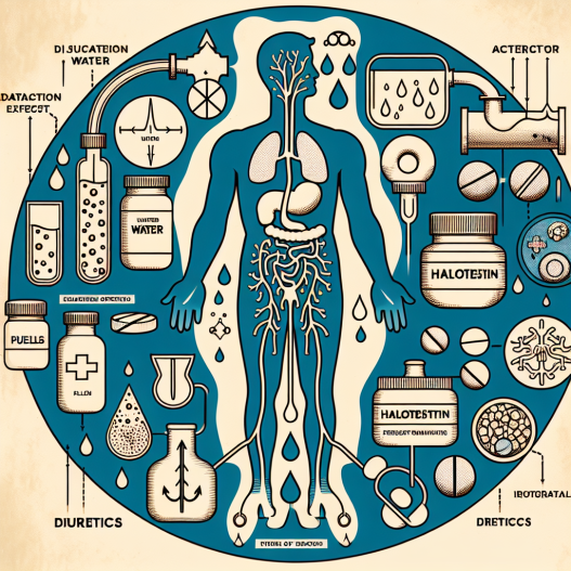 Kombination mit Diuretika: Wasserausscheidung neben Halotestin