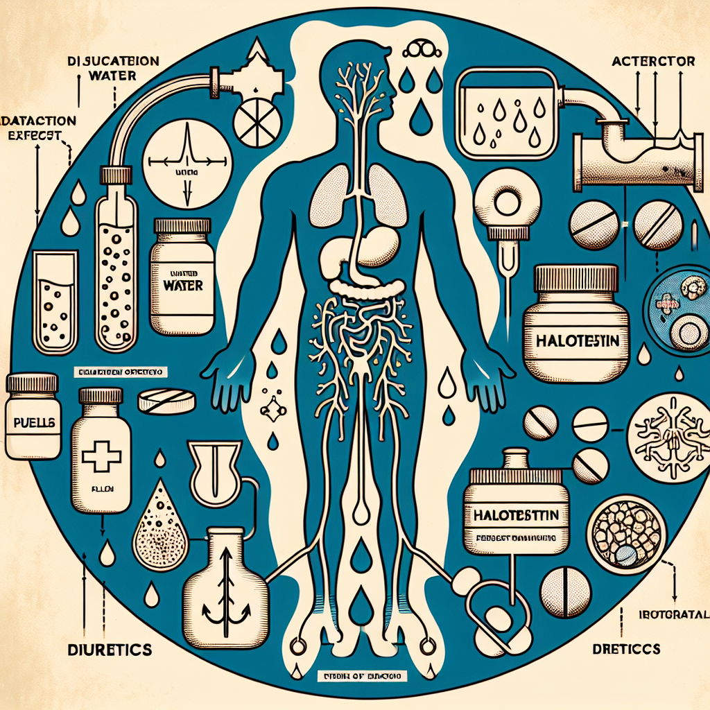 Kombination mit Diuretika: Wasserausscheidung neben Halotestin